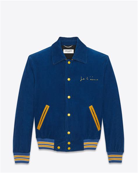 teddy jacket ysl colour|YSL teddy jackets for men.